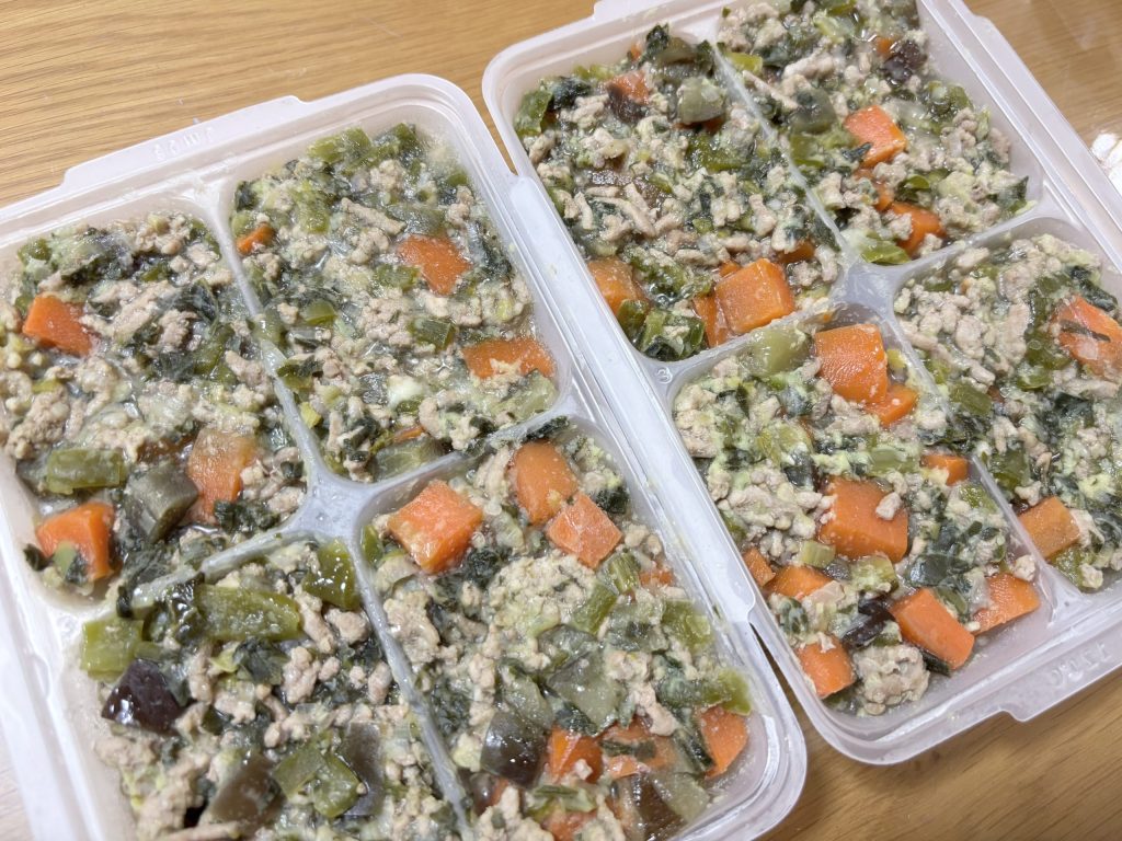 離乳食のストック（野菜のまとめ煮）