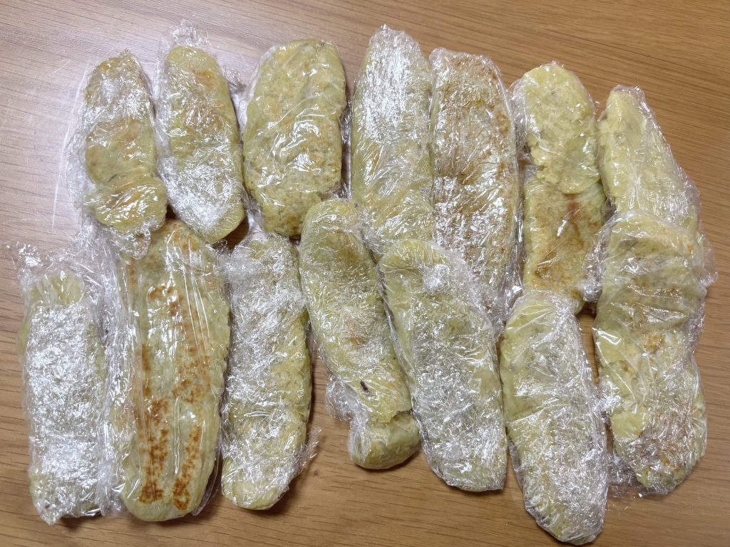 離乳食のストック（さつまいも）