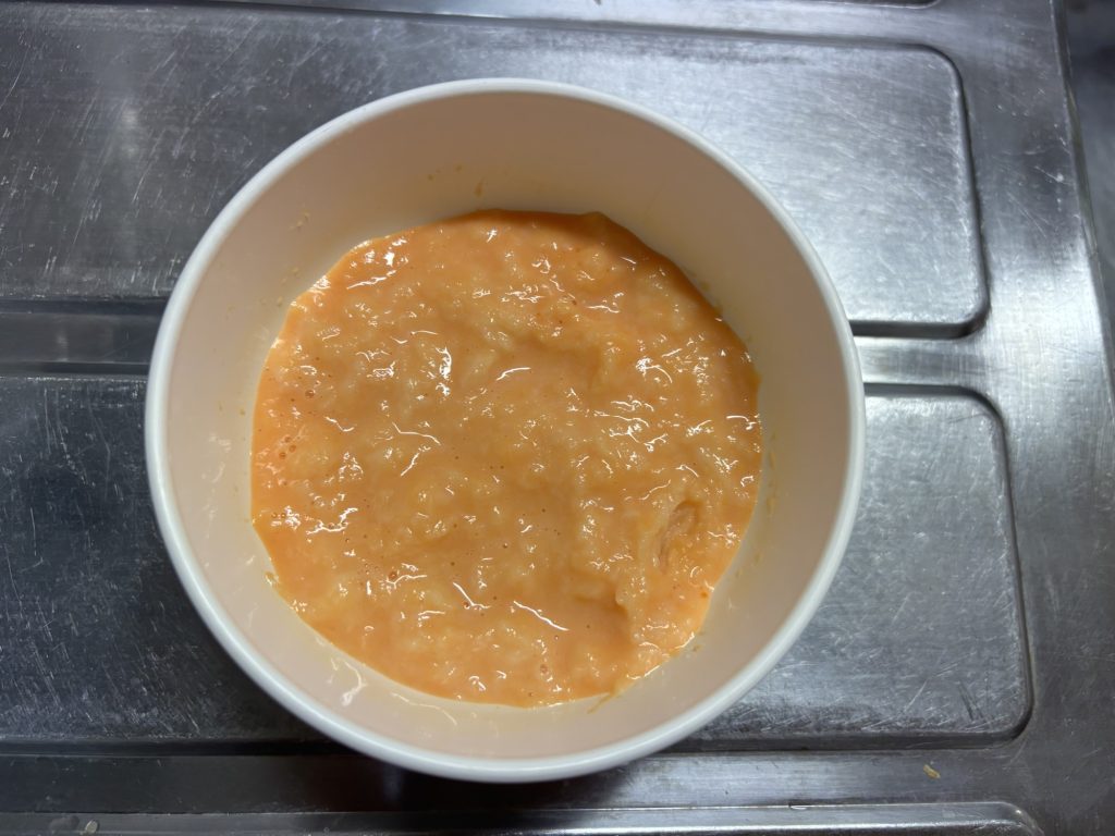 にんじんミルクパンがゆ
